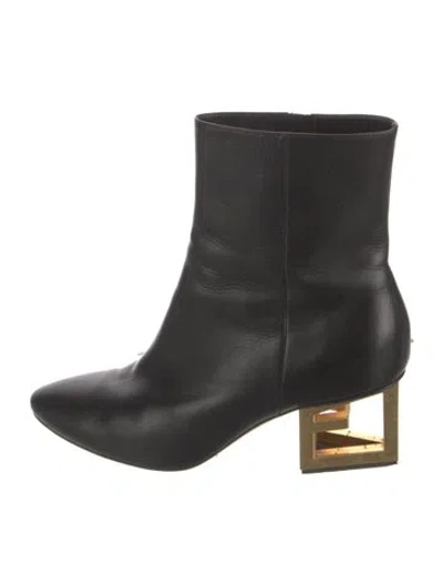 Pre-owned Givenchy Leather Boots In Black