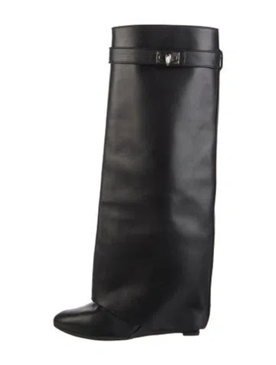 Pre-owned Givenchy Leather Boots In Black