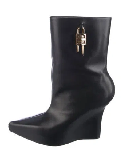 Pre-owned Givenchy Leather Boots In Black