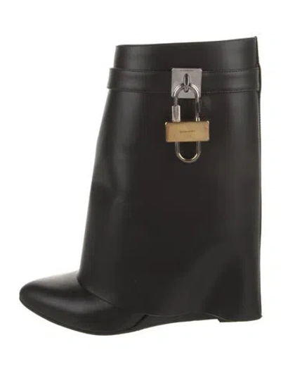 Pre-owned Givenchy Leather Boots In Black