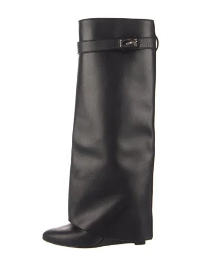 Pre-owned Givenchy Leather Boots In Black