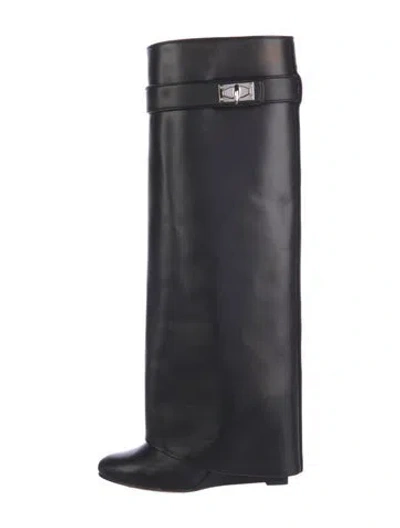 Pre-owned Givenchy Leather Boots In Black