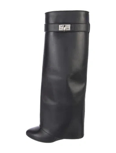 Pre-owned Givenchy Leather Boots In Black