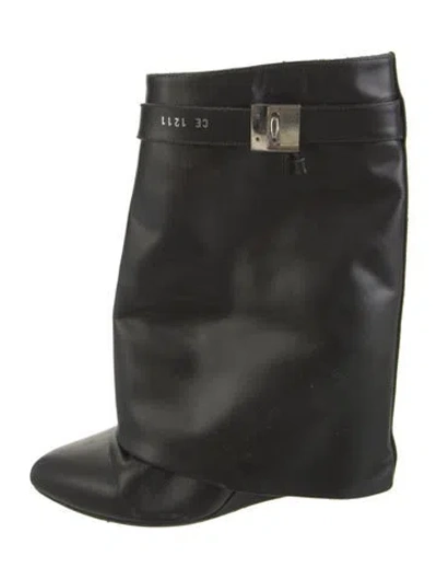 Pre-owned Givenchy Leather Boots In Black