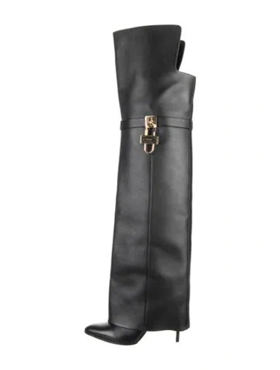 Pre-owned Givenchy Leather Boots In Black