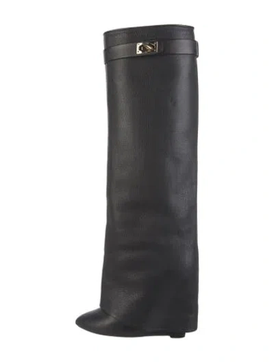 Pre-owned Givenchy Leather Boots In Black