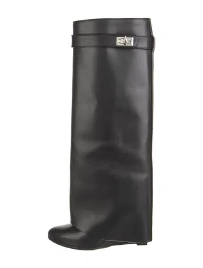 Pre-owned Givenchy Leather Boots In Black