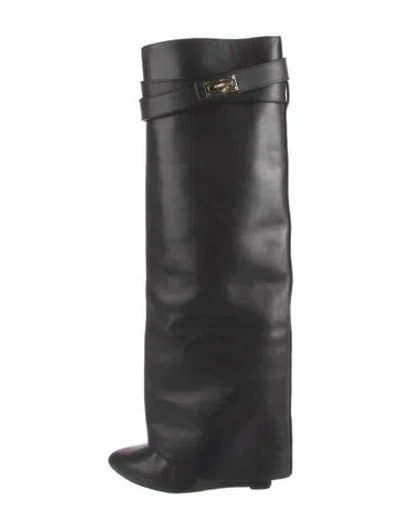Pre-owned Givenchy Leather Boots In Black