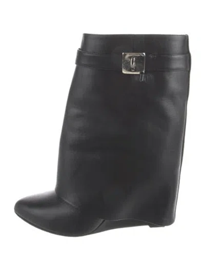 Pre-owned Givenchy Leather Boots In Black