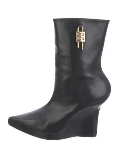 Pre-owned Givenchy Leather Boots In Black
