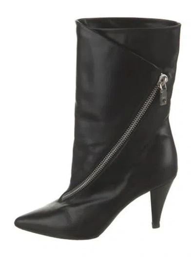 Pre-owned Givenchy Leather Boots In Black