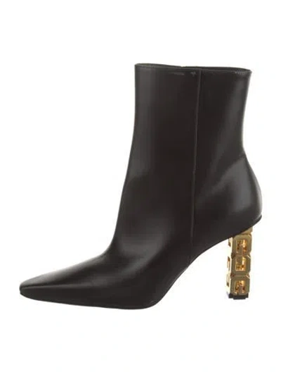 Pre-owned Givenchy Leather Boots In Black