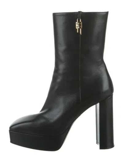 Pre-owned Givenchy Leather Boots In Black