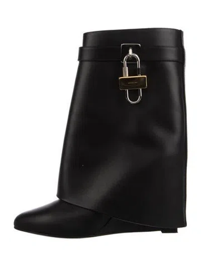 Pre-owned Givenchy Leather Boots In Black