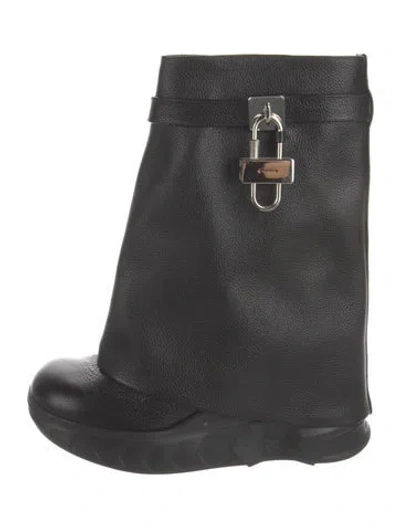 Pre-owned Givenchy Leather Boots In Black