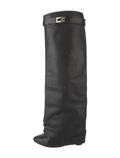 Pre-owned Givenchy Leather Boots In Black