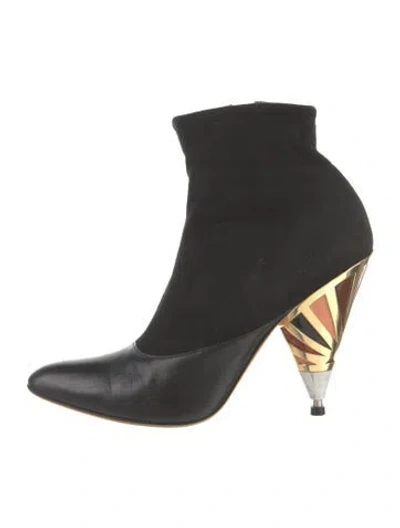 Pre-owned Givenchy Leather Boots In Black