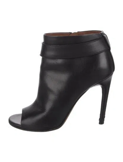 Pre-owned Givenchy Leather Boots In Black
