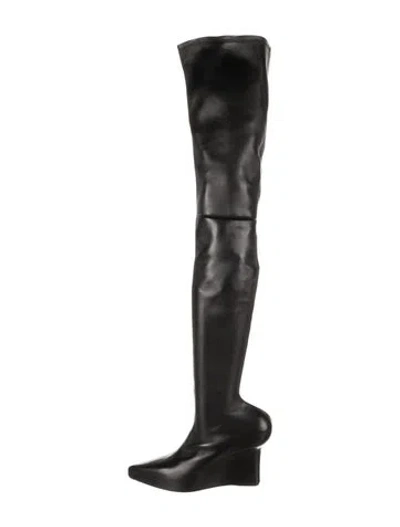 Pre-owned Givenchy Leather Boots In Black