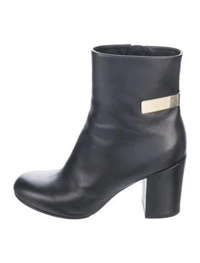 Pre-owned Givenchy Leather Boots In Blue