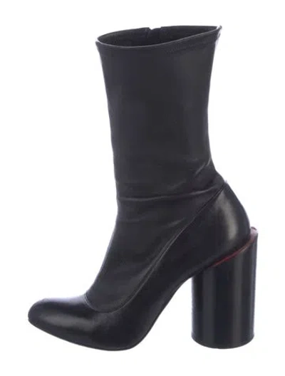 Pre-owned Givenchy Leather Boots In Blue