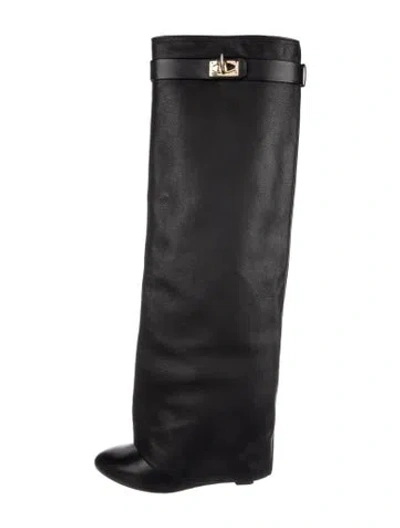 Pre-owned Givenchy Leather Boots In Blue