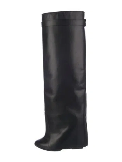 Pre-owned Givenchy Leather Boots In Blue
