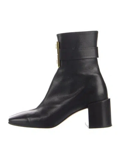 Pre-owned Givenchy Leather Boots In Blue