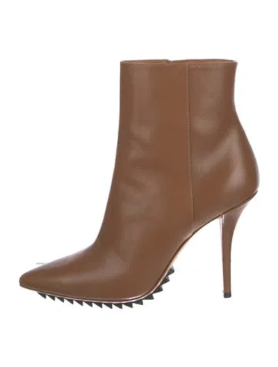 Pre-owned Givenchy Leather Boots In Brown