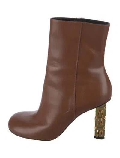 Pre-owned Givenchy Leather Boots In Brown