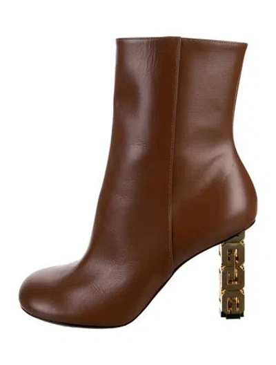 Pre-owned Givenchy Leather Boots In Brown