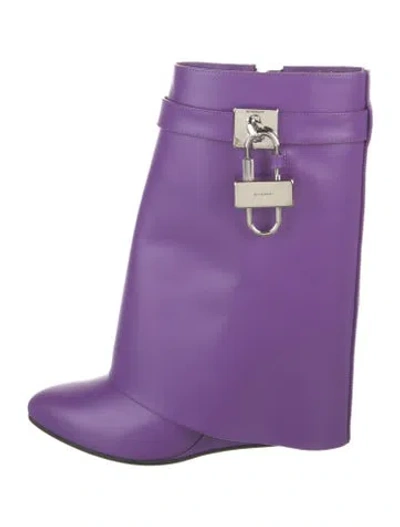 Pre-owned Givenchy Leather Boots In Green