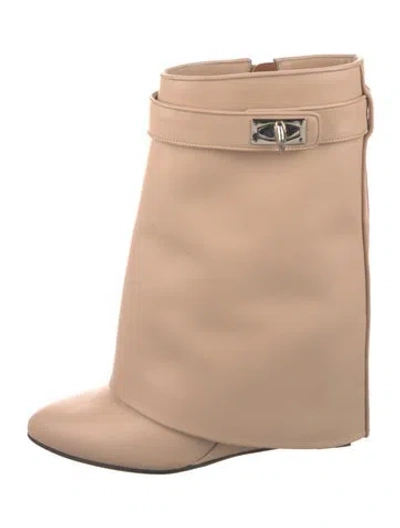 Pre-owned Givenchy Leather Boots In Pink