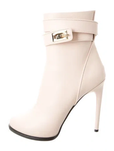 Pre-owned Givenchy Leather Boots In Pink