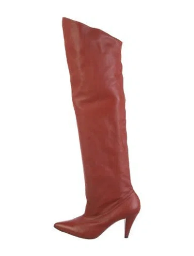 Pre-owned Givenchy Leather Boots In Red