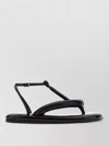 Givenchy Boudoir Bicolor Thongs In Nappa Leather In Black