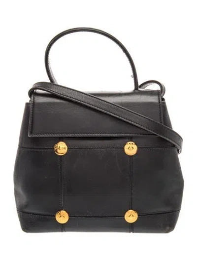 Pre-owned Givenchy Leather Bucket Bag In Black