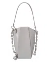 Givenchy Leather Bucket Bag In Grey