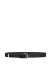 Givenchy Voyou Belt In Shiny Leather In Black