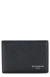 Givenchy Flower Leather Wallet Accessories In Black