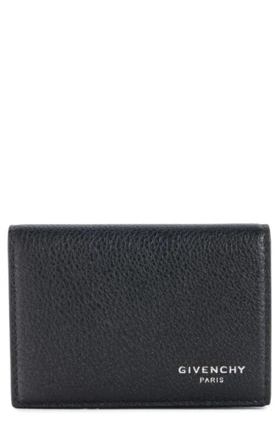 Givenchy Leather Business Card Holder In Black