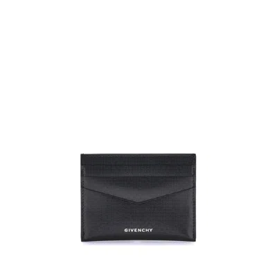Givenchy Leather Card Holder In Black