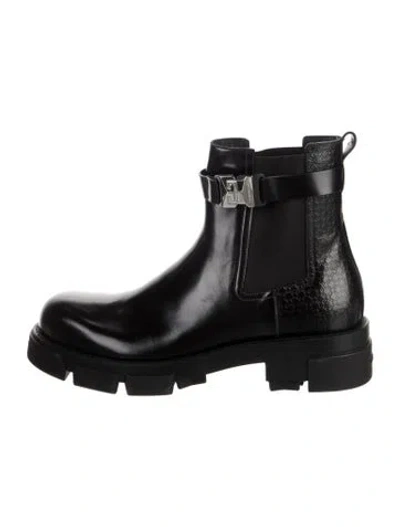 Pre-owned Givenchy Leather Chelsea Boots W/ Tags In Black