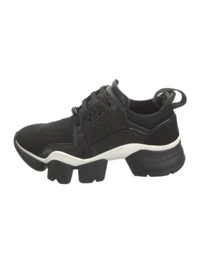 Pre-owned Givenchy Leather Chunky Sneakers In Black