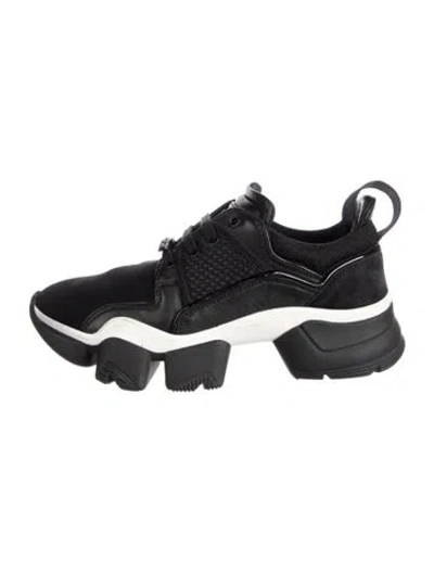 Pre-owned Givenchy Leather Chunky Sneakers In Black