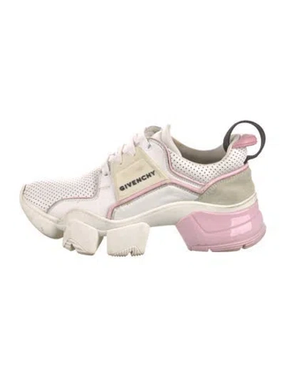 Pre-owned Givenchy Leather Chunky Sneakers In Pink