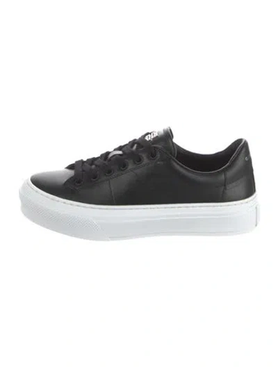 Pre-owned Givenchy Leather Chunky Sneakers W/ Tags In Black