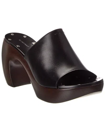 Givenchy Leather Clog In Black