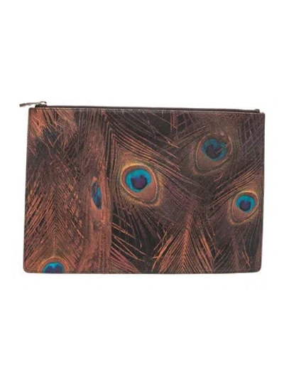 Pre-owned Givenchy Leather Clutch In Black