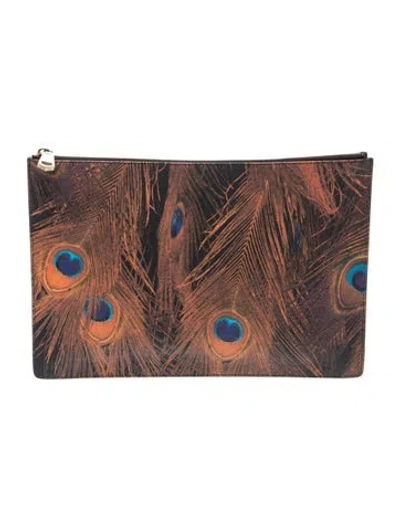 Pre-owned Givenchy Leather Clutch In Black